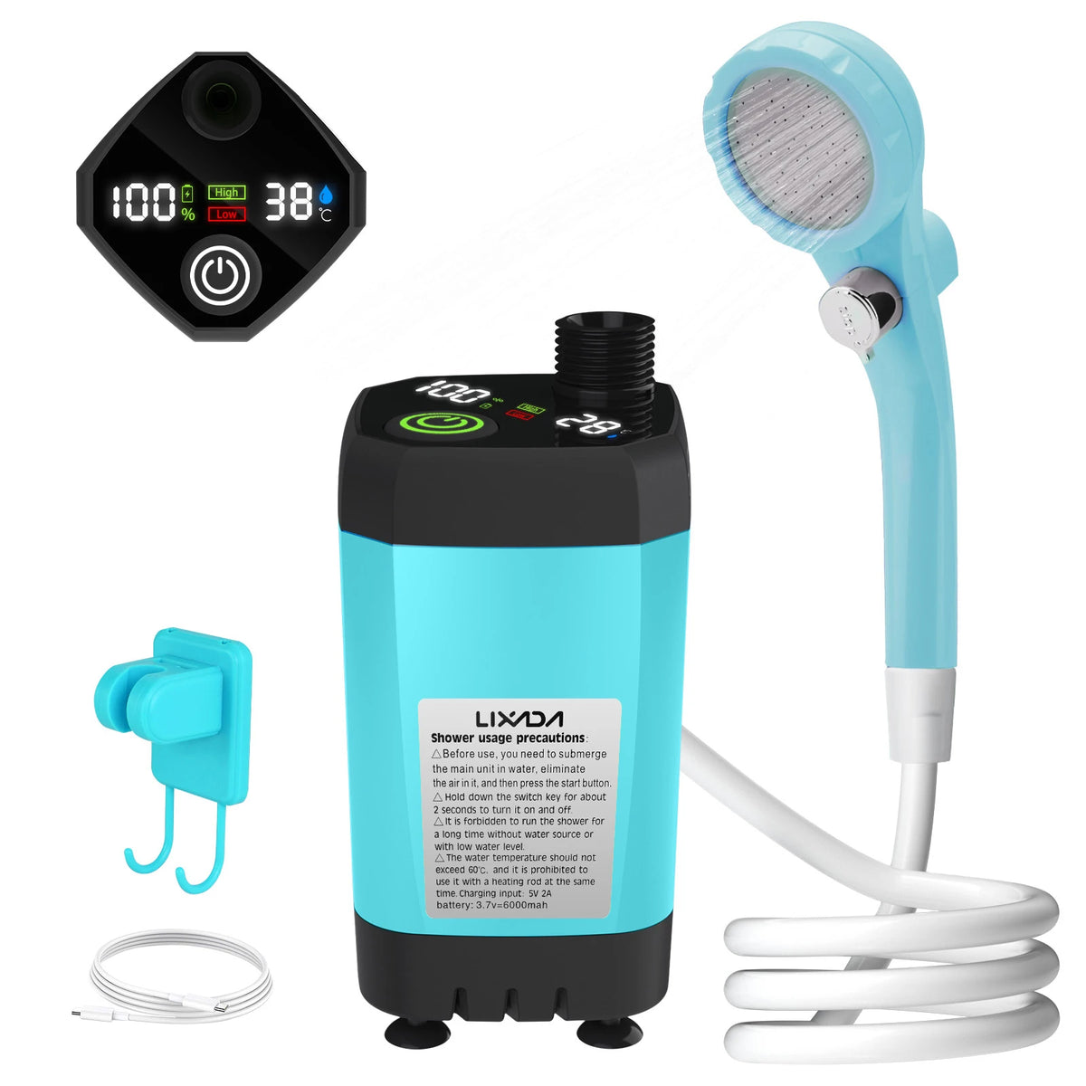 Compact Portable Shower Pump