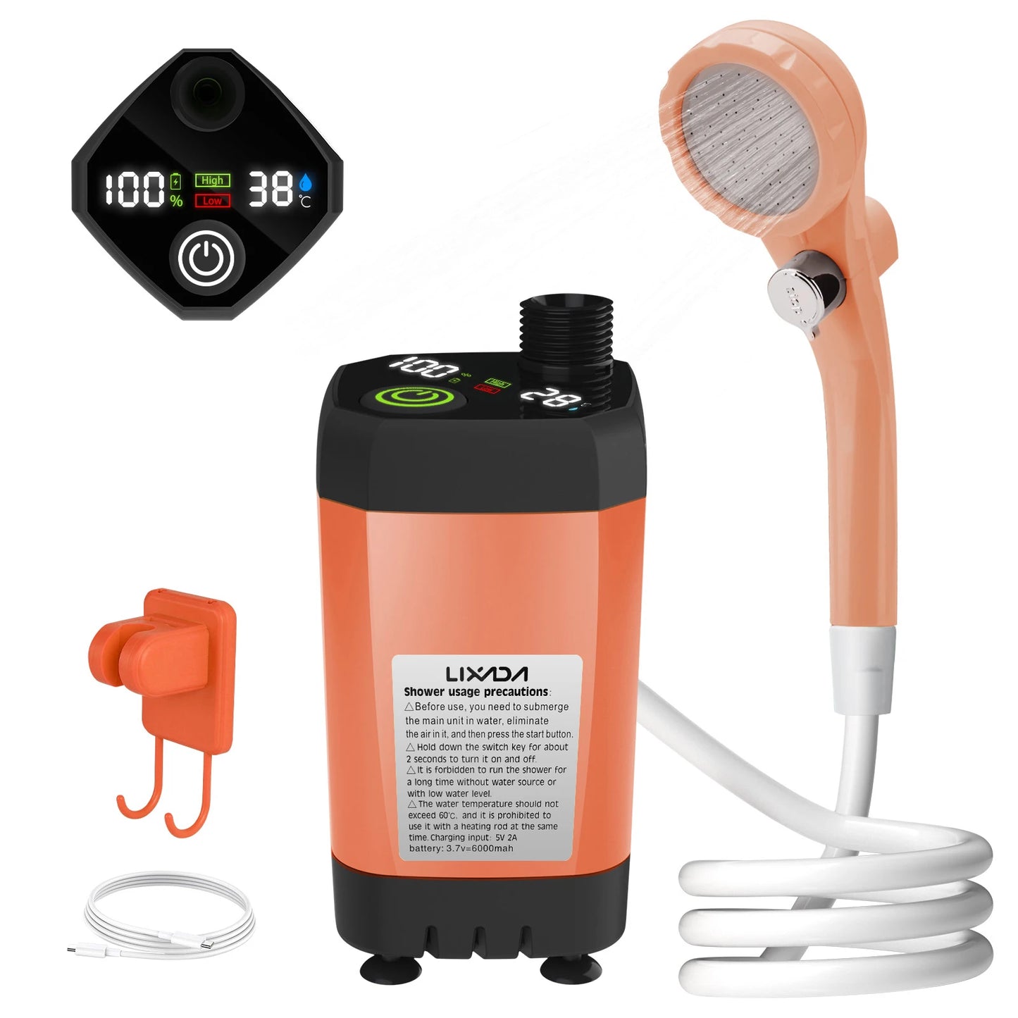 Compact Portable Shower Pump