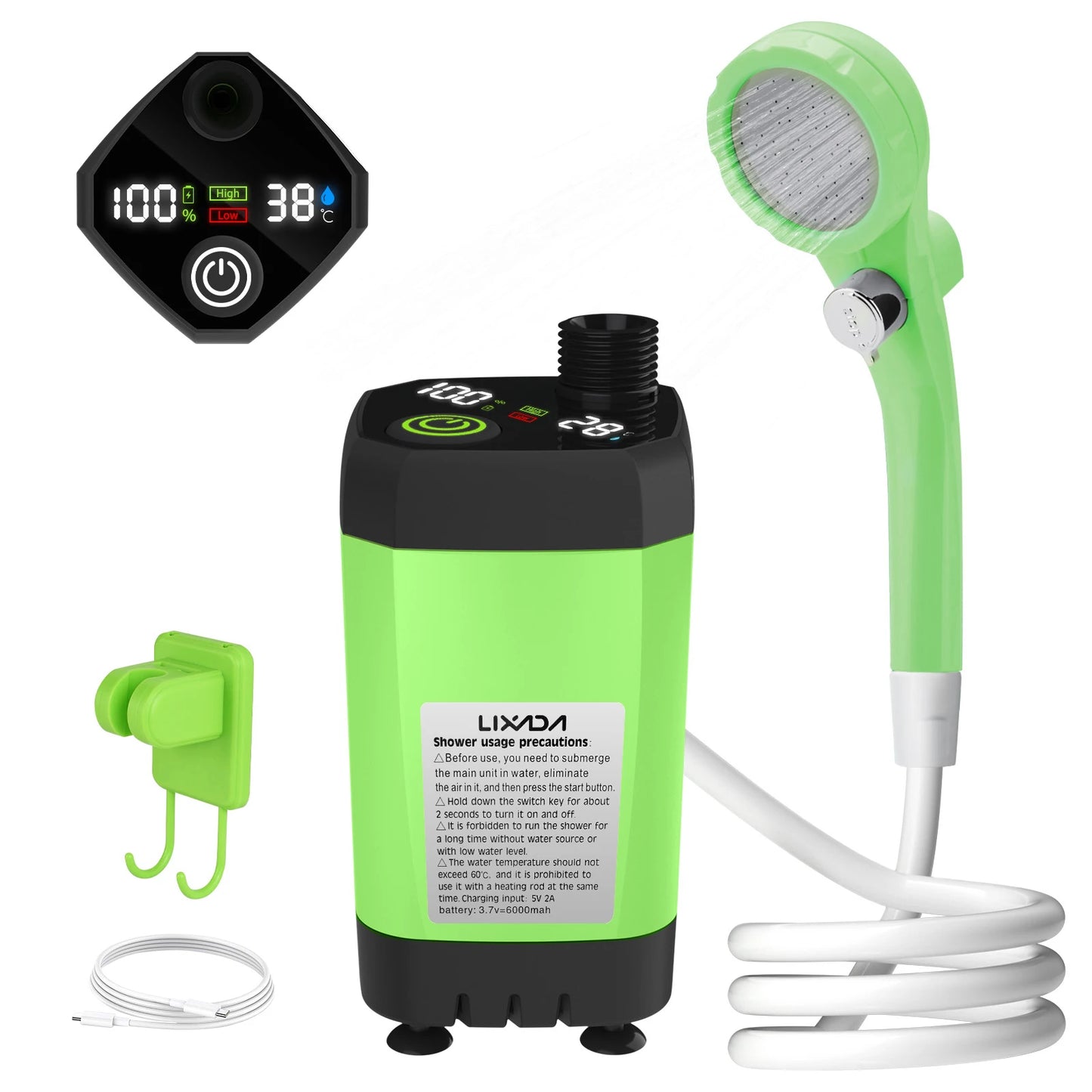 Compact Portable Shower Pump
