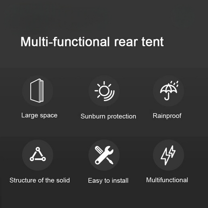 Car Rear Camping Tent